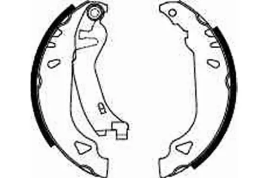 Bremsbackensatz Hinterachse TRW GS8269 Bild Bremsbackensatz Hinterachse TRW GS8269