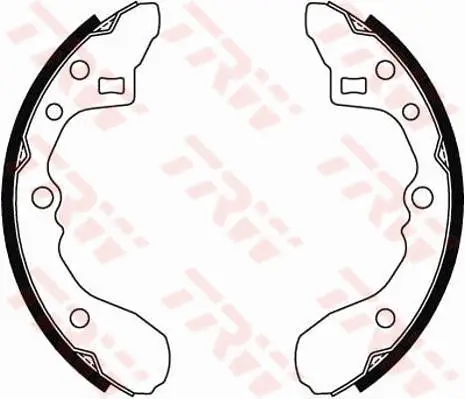 Bremsbackensatz Hinterachse TRW GS8286