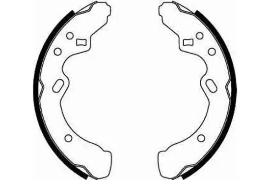 Bremsbackensatz Hinterachse TRW GS8288 Bild Bremsbackensatz Hinterachse TRW GS8288