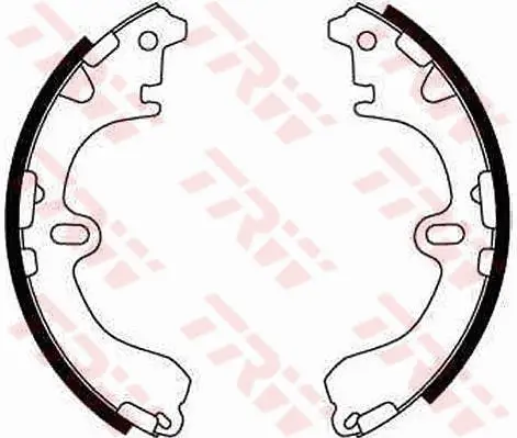 Bremsbackensatz Hinterachse TRW GS8291