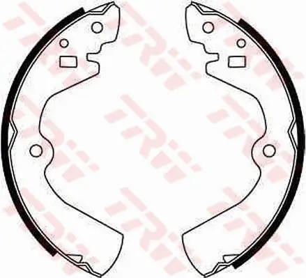 Bremsbackensatz Hinterachse TRW GS8308 Bild Bremsbackensatz Hinterachse TRW GS8308