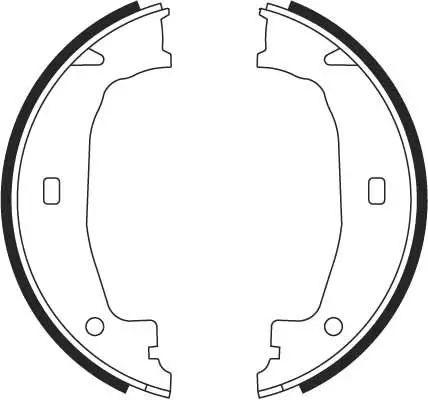 Bremsbackensatz, Feststellbremse Hinterachse TRW GS8432 Bild Bremsbackensatz, Feststellbremse Hinterachse TRW GS8432