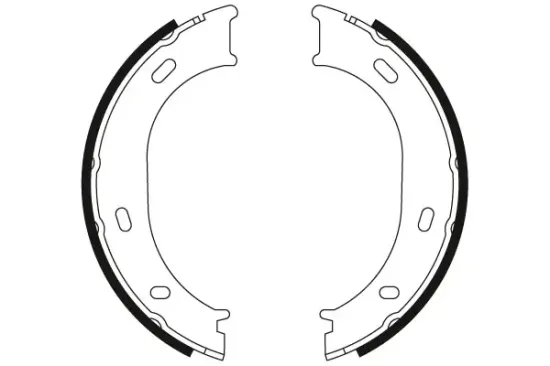 Bremsbackensatz, Feststellbremse TRW GS8433 Bild Bremsbackensatz, Feststellbremse TRW GS8433