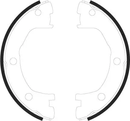 Bremsbackensatz, Feststellbremse Hinterachse TRW GS8440 Bild Bremsbackensatz, Feststellbremse Hinterachse TRW GS8440