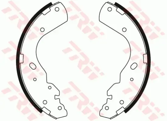 Bremsbackensatz Hinterachse TRW GS8443 Bild Bremsbackensatz Hinterachse TRW GS8443