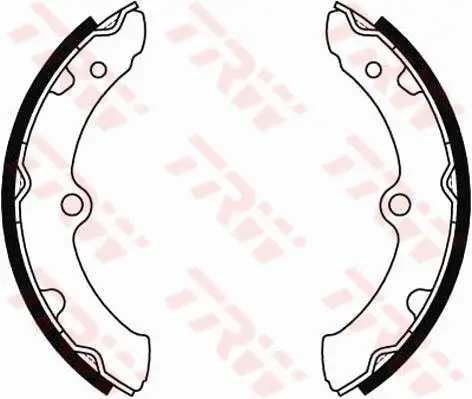 Bremsbackensatz Hinterachse TRW GS8464