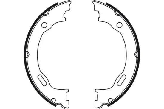 Bremsbackensatz, Feststellbremse Hinterachse TRW GS8475 Bild Bremsbackensatz, Feststellbremse Hinterachse TRW GS8475