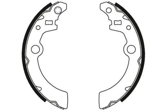 Bremsbackensatz Hinterachse TRW GS8476 Bild Bremsbackensatz Hinterachse TRW GS8476