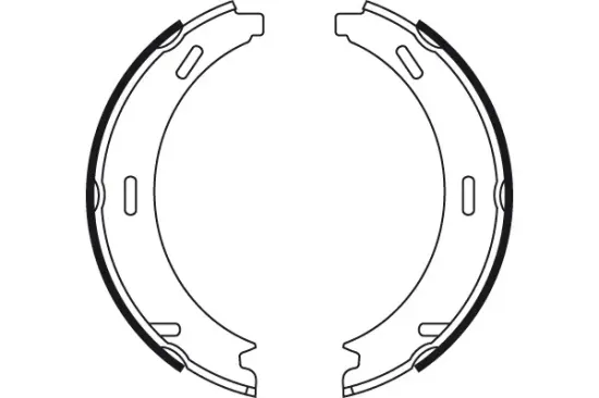 Bremsbackensatz, Feststellbremse Hinterachse TRW GS8481 Bild Bremsbackensatz, Feststellbremse Hinterachse TRW GS8481