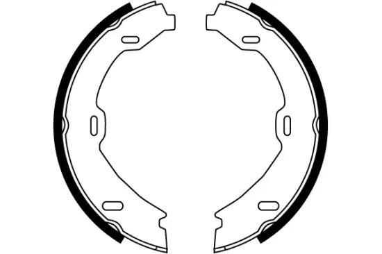 Bremsbackensatz, Feststellbremse Hinterachse TRW GS8482 Bild Bremsbackensatz, Feststellbremse Hinterachse TRW GS8482