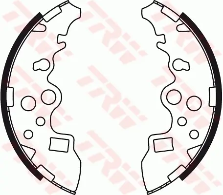 Bremsbackensatz Hinterachse TRW GS8485