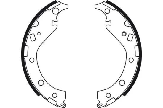 Bremsbackensatz Hinterachse TRW GS8492 Bild Bremsbackensatz Hinterachse TRW GS8492