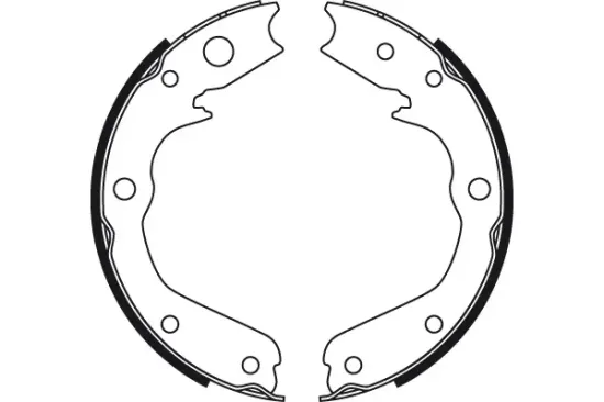 Bremsbackensatz, Feststellbremse Hinterachse TRW GS8497 Bild Bremsbackensatz, Feststellbremse Hinterachse TRW GS8497