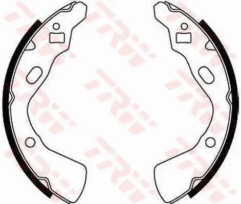 Bremsbackensatz Hinterachse TRW GS8519 Bild Bremsbackensatz Hinterachse TRW GS8519