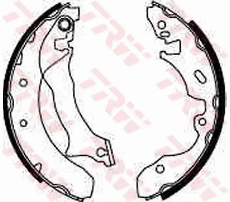 Bremsbackensatz Hinterachse TRW GS8536