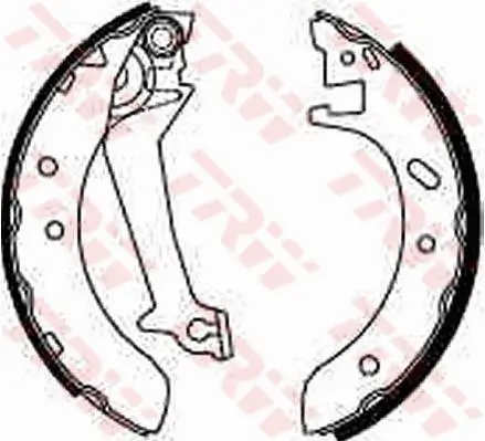 Bremsbackensatz Hinterachse TRW GS8537