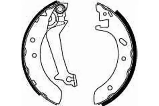 Bremsbackensatz Hinterachse TRW GS8537 Bild Bremsbackensatz Hinterachse TRW GS8537