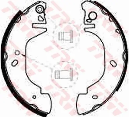 Bremsbackensatz Hinterachse TRW GS8539 Bild Bremsbackensatz Hinterachse TRW GS8539