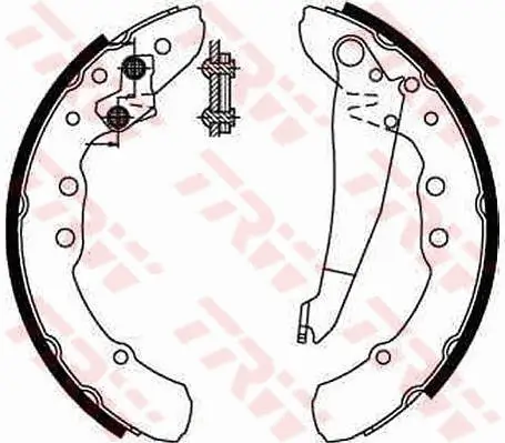 Bremsbackensatz Hinterachse TRW GS8544