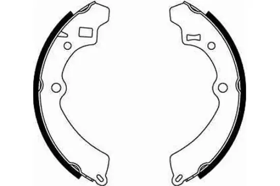 Bremsbackensatz Hinterachse TRW GS8548 Bild Bremsbackensatz Hinterachse TRW GS8548