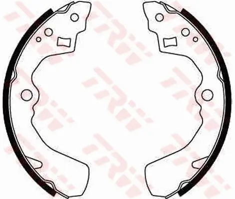 Bremsbackensatz Hinterachse TRW GS8549