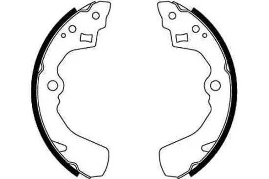 Bremsbackensatz Hinterachse TRW GS8549 Bild Bremsbackensatz Hinterachse TRW GS8549