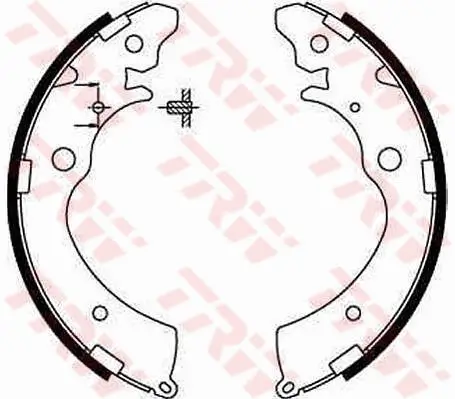 Bremsbackensatz Hinterachse TRW GS8559