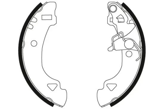 Bremsbackensatz Hinterachse TRW GS8566 Bild Bremsbackensatz Hinterachse TRW GS8566