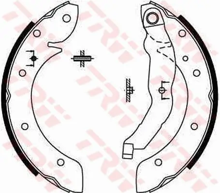 Bremsbackensatz Hinterachse TRW GS8567