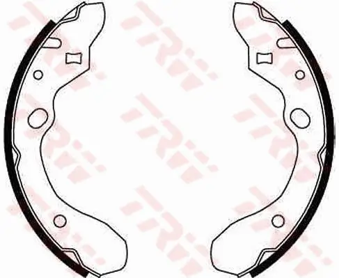 Bremsbackensatz Hinterachse TRW GS8582 Bild Bremsbackensatz Hinterachse TRW GS8582