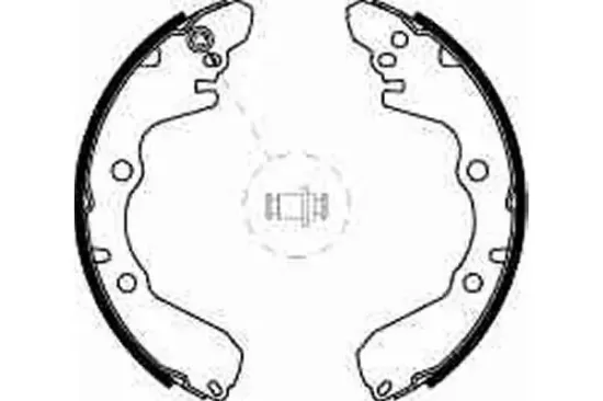 Bremsbackensatz TRW GS8587 Bild Bremsbackensatz TRW GS8587