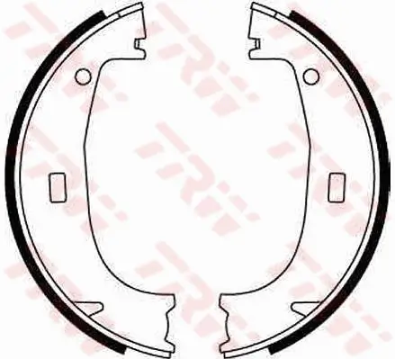 Bremsbackensatz, Feststellbremse Hinterachse TRW GS8594 Bild Bremsbackensatz, Feststellbremse Hinterachse TRW GS8594