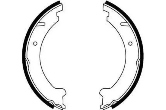 Bremsbackensatz, Feststellbremse Hinterachse TRW GS8599 Bild Bremsbackensatz, Feststellbremse Hinterachse TRW GS8599