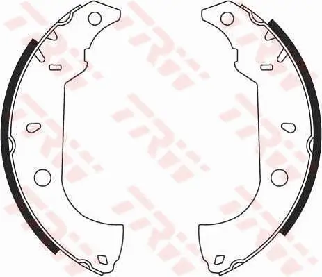 Bremsbackensatz Hinterachse TRW GS8614 Bild Bremsbackensatz Hinterachse TRW GS8614