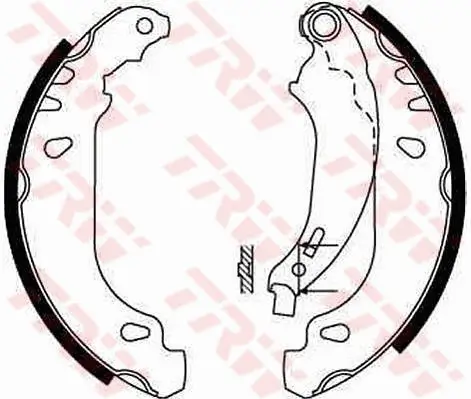 Bremsbackensatz Hinterachse TRW GS8642 Bild Bremsbackensatz Hinterachse TRW GS8642