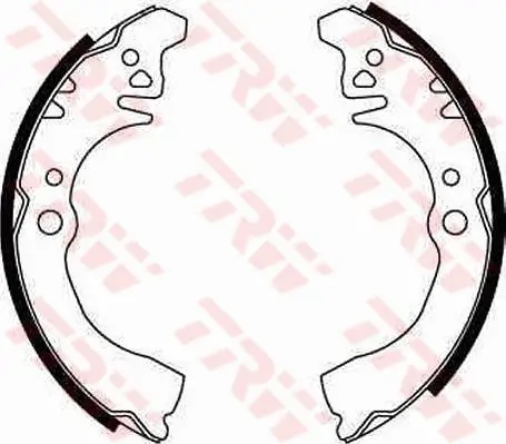 Bremsbackensatz Hinterachse TRW GS8648