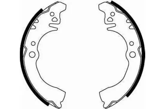 Bremsbackensatz Hinterachse TRW GS8648 Bild Bremsbackensatz Hinterachse TRW GS8648