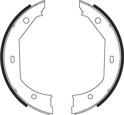 Bremsbackensatz, Feststellbremse TRW GS8656 Bild Bremsbackensatz, Feststellbremse TRW GS8656