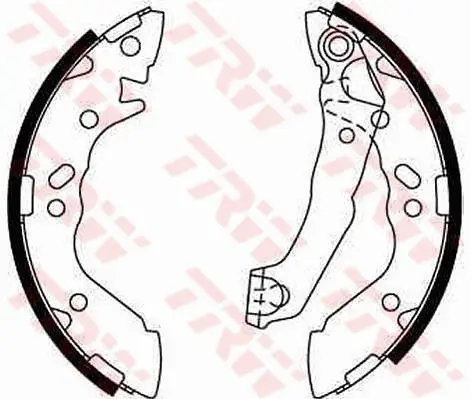 Bremsbackensatz Hinterachse TRW GS8659