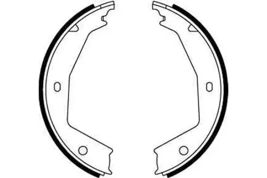 Bremsbackensatz, Feststellbremse Hinterachse TRW GS8668 Bild Bremsbackensatz, Feststellbremse Hinterachse TRW GS8668