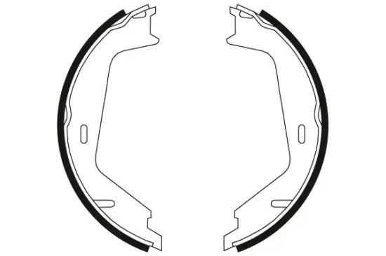 Bremsbackensatz, Feststellbremse Hinterachse TRW GS8674 Bild Bremsbackensatz, Feststellbremse Hinterachse TRW GS8674