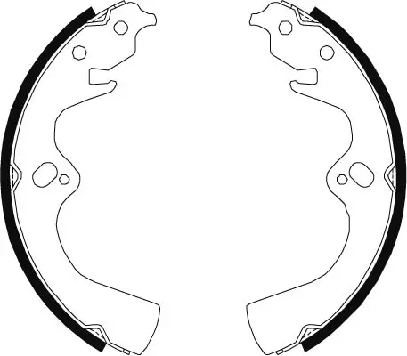 Bremsbackensatz Hinterachse TRW GS8682 Bild Bremsbackensatz Hinterachse TRW GS8682