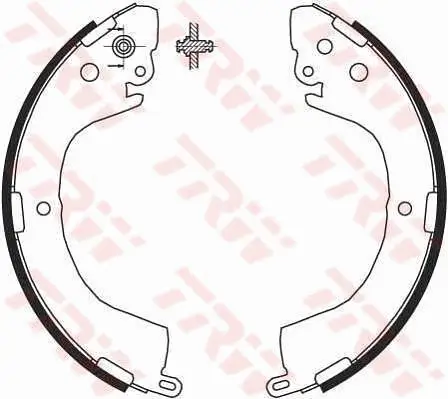 Bremsbackensatz Hinterachse TRW GS8691