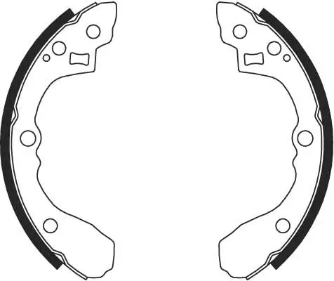 Bremsbackensatz Hinterachse TRW GS8692 Bild Bremsbackensatz Hinterachse TRW GS8692