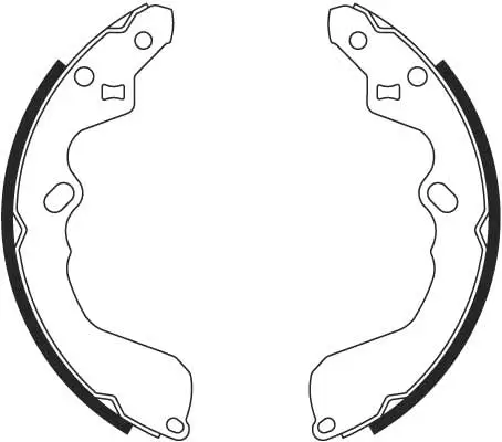 Bremsbackensatz Hinterachse TRW GS8694 Bild Bremsbackensatz Hinterachse TRW GS8694
