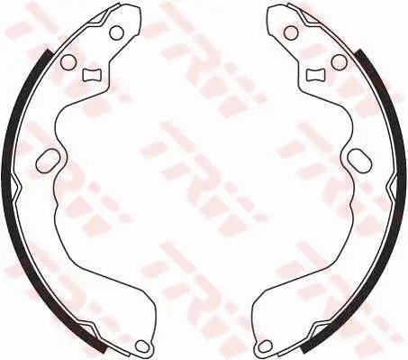 Bremsbackensatz Hinterachse TRW GS8694 Bild Bremsbackensatz Hinterachse TRW GS8694