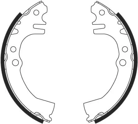 Bremsbackensatz Hinterachse TRW GS8699 Bild Bremsbackensatz Hinterachse TRW GS8699