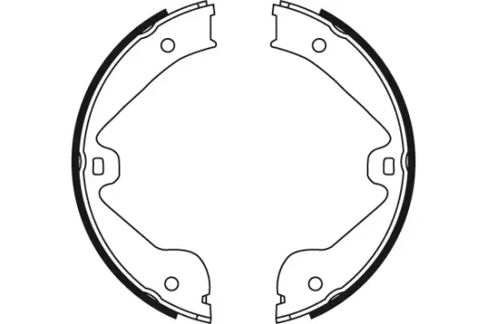 Bremsbackensatz, Feststellbremse Hinterachse TRW GS8718 Bild Bremsbackensatz, Feststellbremse Hinterachse TRW GS8718