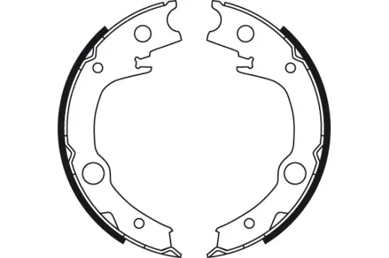 Bremsbackensatz, Feststellbremse Hinterachse TRW GS8723 Bild Bremsbackensatz, Feststellbremse Hinterachse TRW GS8723