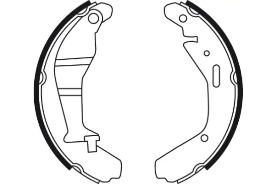 Bremsbackensatz Hinterachse TRW GS8724 Bild Bremsbackensatz Hinterachse TRW GS8724
